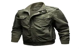 NXH Хлопковые мужские куртки стенда армейская куртка M6XL Big Size Men Coats Flight Jacket Course Guy Wear 993118725175