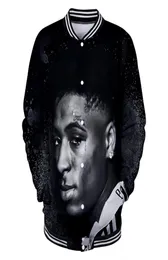 YoungBoy nunca quebrou novamente 3D Print Baseball Jacket Womenmen, estilo de rua do estilo Hip Hop, uniforme de beisebol casual Sweetshirt3433005