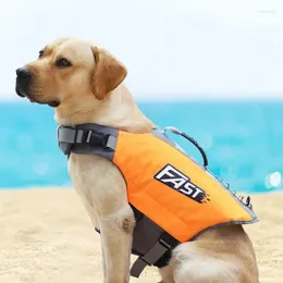 Hundkläder Summer Life Jacket Lätt flytdräkt PET PET -leveranser Medium och stor simning