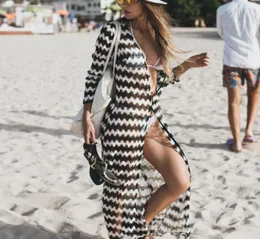 Daddy Chen Lace Beach Dress Long Women Summer Beach Cardigan Swimsuit Cover Up Robe Plage Longue Femme Pareos Para Playa 20196278513