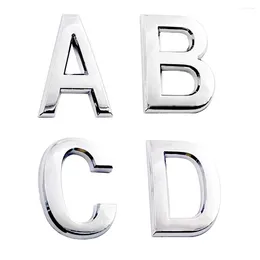 Figurine decorative 5 cm Lettere di plastica alfabetica autoadesiva A-Z Per personalizzare l'ufficio a parte El Indirizzo Mailbox Numero della porta postale segni