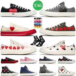 All Star Chucks Taylors High Top Vintage Canvas Shoes Designer Women Mens Low Commes Des Garcons X 1970S Flat Trainers OG Classic 70 Casual Basketball Sneakers 35-45 Fc