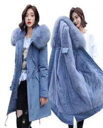 Winter Parkas 2019 winter 30 degree women039s Parkas coats hooded fur collar thick section warm winter Jackets snow coat jacket8192826