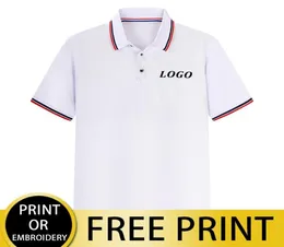 CUST ly Design Male And Female Polo Shirts Custom Printed Patterns Embroidery Company Team Uniform Tops Couple Clothes 2207126771797