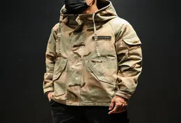 Men Military Camouflage Jacket Army Tactical Clothing Multicam Male erkek ceket Windbreakers fashion chaquet Safari Hoode Jacket T9776727