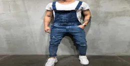 Jeans Fashion Street Hiphop Tij Overalls Male NY Stretch Jarretel Casual Long Broek Men6108659