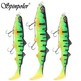 Przynęty Przynęty Spinpole Pike Stinger Rig Hook Hook z 3D Swimbait Soft Bait Bait Bait Bait Blade T-Tail Odpowiedni do Zander Pike Big Game Fishq240517