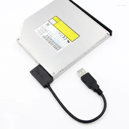 Computer Cables Notebook USB 2.0 Naar Mini Sata II 7 6 13Pin Adapter Converter Kabel Voor Laptop DVD/CD ROM Slimline Drive Data Cord