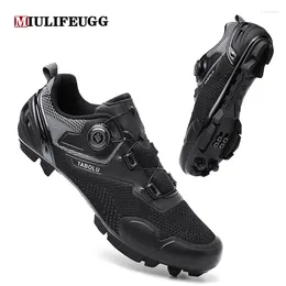 Cykelskor Miulifeugg Sneakers Mtb Male Road Flat Speed ​​Men Route Footwear Cleat Bike Racing Women Cykel Mountain SPD