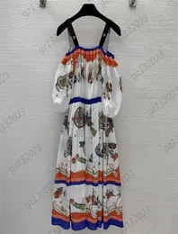 Sukienki na kobietę Oneline Rame Design kantar na pół rękawie sukienka warzywna plisacją Hemline długa spódnica moda seksowna damska 5186209