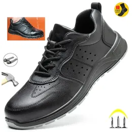 6KV Insulation Safety Work Shoes For Men And Women Waterproof Black Leather Shoes Non-slip Kitchen Shoes Indestructible Boots 240506