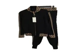 B7338 Women039s Two Piece Pants Casual Suits Designer Knit Jackets Rockar för kvinnor långärmad blixtlåsjacka Cool Girls Streetw7800632