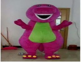 Factory Direct Barney Dinosaur Mascot Costume Personagem Barney Dinosaur Freshes Dress Vestido Fancy Size adulto Roupas 4470829