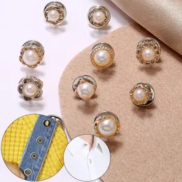 Broches 10pcs Anti -brilho fivela de broche para mulheres fofo decote decorativo de decote fixo Pearl Small Pin Acessório Jóias de Vestido de Verão