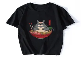 Vizinho 039S ramen totoro kawaii camisa de anime japonês homem anime espiritual camiseta menwomen desenho animado tshirt9015050