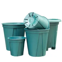 Planters POTS 5 Plastic Plant Flowerpot Trays Green Plant Flowerpots Garden Plant Tools Tools Herbal Gardening Potsq240517