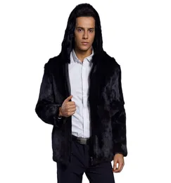 Cappotto in pelliccia in finto lussuoso Plus size 3xl Giacca in pile soffice 2018 inverno autunno maschio caldo maschio maschio lungo soprabito chaquetas hombre1302313