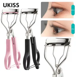 Eyelash Curler Ukiss Long Eyelash Curler med Comb Curler Eyelash Curler Cosmetics Beauty Tools Maquilaje Q240517