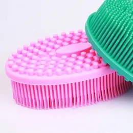 2024 Silicone Shampoo Head Scalp Massage Brush Body Hair Washing Comb Bath SPA Showerfor Body Hair Massage Comb for Shower Silicone Scalp