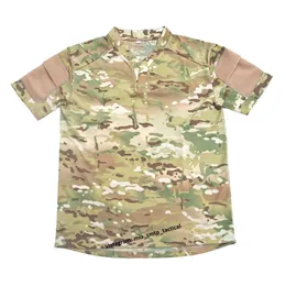 Men's T-Shirts P002 MC Short sleeved Tactical Shirt Vs Battle Shirt Short sleeved MC Tactical Shirt Q240517