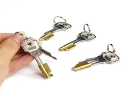 3set/lot Key Holder With Brass Lock Core For Male Cock Cage Locking Plug Restraint Penis Stealth Locks4632650