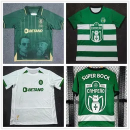 2024 campeonato de futebol de Lisboa Jersey 24 25 25 Sporting Special Jersey comemorando o 60º aniversário da vitória da Copa da Copa de 1964