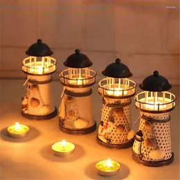 Titolari di candele porta faro in stile mediterranea candelabella per festizzazione per la casa