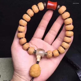Strand Original Handmade Tibetan Bird's Eye Bodhi Beads Diy Hand-Held Horn Three-Way Bracelet