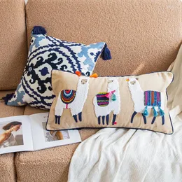 Cuscino ins stile marocchino soggiorno divano fatto a mano Copertina di cuscino da cuscini ricamati per i gruppi etnici esotici in casa