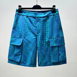 2024 New Pumpkin Blue Printed Shorts euro size s to xl