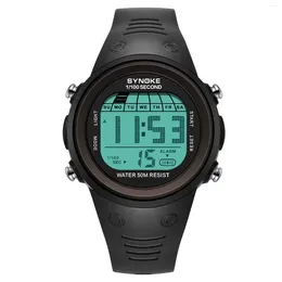 Armbanduhren Synoke Digital Männer Watch Sport Wasserdes Herren Stoppwatch Electronic Military Takt