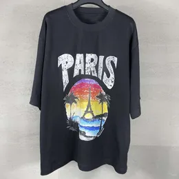 Balanciga Männer Designer Balencigaa Runner Polo T -Shirt Kleidung Paris Richtige Version Hochqualität B -Familie 23S