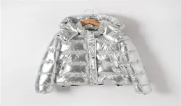 Women039s Pato ganso Down Ultralight Winter Jacket Casal Casal Shiny Silver3824425