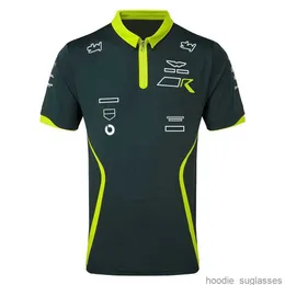 F1 T-shirt New season team short-sleeved POLO shirt Mens and womens lapel T-shirt 2022 summer custom racing suit325y