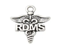 Целая антикварная серебряная модная сплава Medical Charms Rdms Caduceus символы 1923 мм 50 шт. AAC19806361405