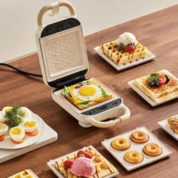 Macchina elettrica a sabbia elettrica da 220 toaster waffle tostapane multifunzionale takoyaki ciambella toast 240517