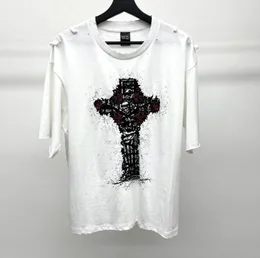 Men039s T camisetas 2022 Men Número nove esqueleto cruzado Caminhada Hip Hop Skateboard Street Cotton Tshirts Tee Top Size Bg97085460
