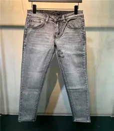 Designer Luxurys Men Jeans Men Denim Bordado Calças Vintage Moda Falos Slimlegs Motocicleta Jean Troushers Tamanho 29403860505