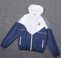 2023 2024 Real Madrids Full Zipper Tracksuit Training Suit Vini Jr Bellingham Hooded Jacket Windbreaker 23/24 Real Madrides Men Football Camaveringa