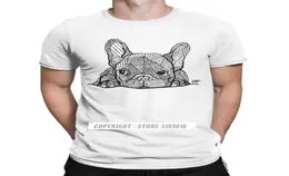 Französischer Bulldog -Welpe T -Shirt Hund Süße Tiere Haustier Vintage Ee Herren Weihnachten Runde Kragen Fitness S 2107145526100