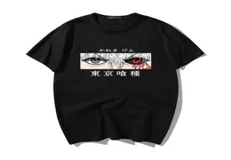 T -Shirts Anime Manga Tokyo Ghoul coole Kaneki Ken Augen Männer Tee Harajuku Cartoon Plus Größe männliche Tops Hip Hop Punk Unisex T -Shirt x066415751