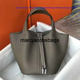 Birkinbag Picotin Подлинная сумочка Desinger Totes сумки Cordio Litchi Grain Овощная корзина сумки Tc Top Loid