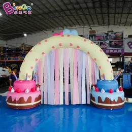 Factory's foreign trade export inflatable cake arch air model, kindergarten, birthday party, inflatable decoration air model