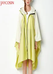 KLV Females Ladies Women039s Splice Rain Jacket Outdoor Hoodie Waterproof Windproof Coat Outwear Dropship Dec13074109