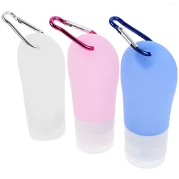 Storage Bottles Silica Gel Bottle Empty Travel Lotion Container Shampoo Containers For Toiletries Portable Dispenser