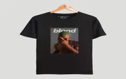 MEN039S Tshirts Genç Şarkıcı Frank Tshirt Ocean Unisex On Yazar Kısa Kollu Kadın Erkek Harajuku Sokak Giyim Sarışın Moda7821461