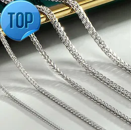 Plata 925 Al Por 시장 Italiana 925 Original Chopin Chain Multi-Specification Wholesale 925 Sterling Silver Necklace
