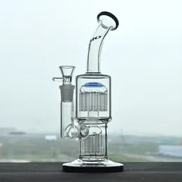 ガラスの水ギセラボンズ二重拡散アームツリーPERC喫煙水パイプバブラーオイルリグ18 mmジョイント