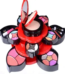 Moda Mediumized Makeup Palette Set Rotation Type Palette Eyeshadow Busher Batom Makeup Set Cosmetic Set2497858