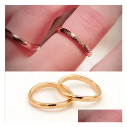 Band Rings New Style Ladies Charm Love Infinite Special Protecded Curved Ring Ol Save Personaly Girls Hail Gold Drop Deliver